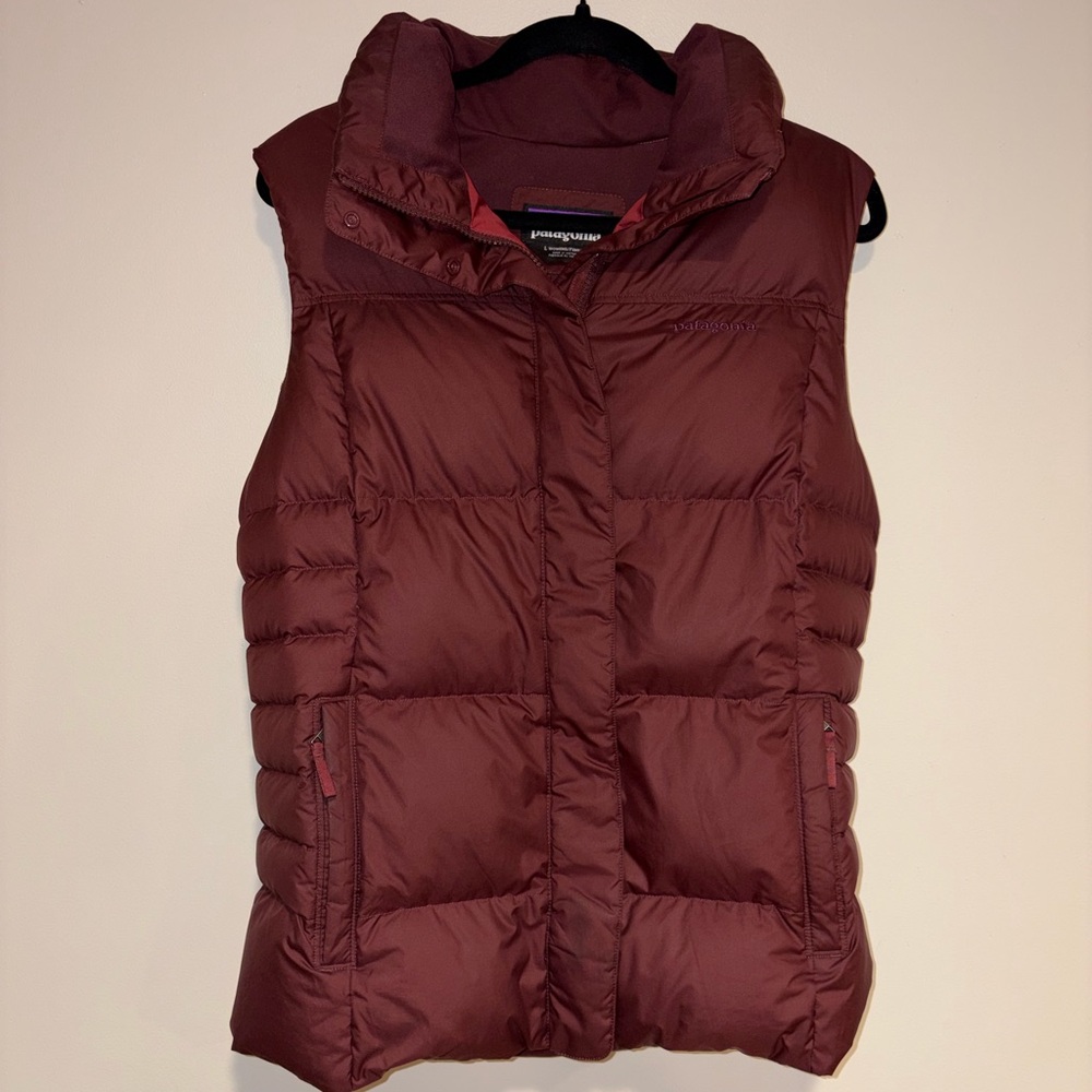 Patagonia Women's Burgundy Puffer Vest